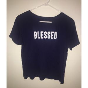 “Blessed” crop top